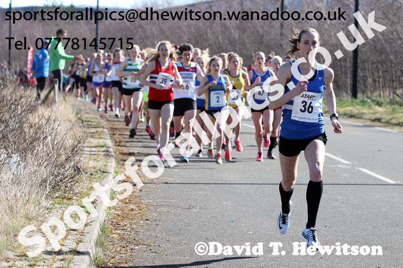 Senior womens Elswick Harriers Good Friday Road Relays. Photo: David T. Hewitson/Sports for All Pics